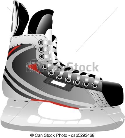 428x470 illustrated ice hockey skate isolated against a white background - Hockey Skate Drawing