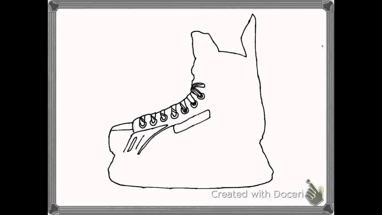 1280x720 hockey skate speed art - Hockey Skate Drawing