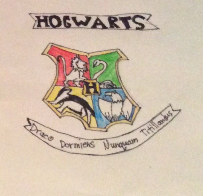 709x682 hogwarts crest drawing harry potter amino - Hogwarts Crest Drawing