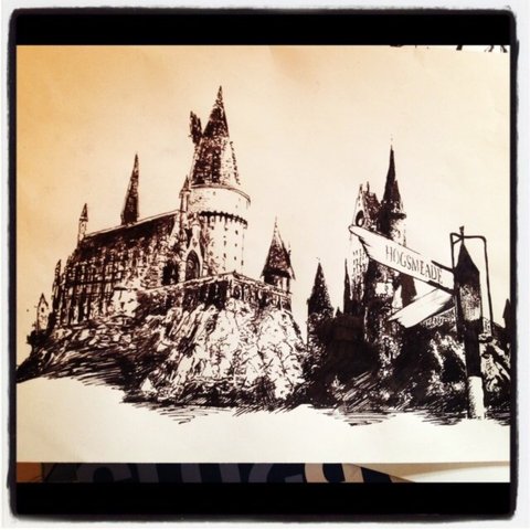 Hogwarts paintings search result at PaintingValley.com