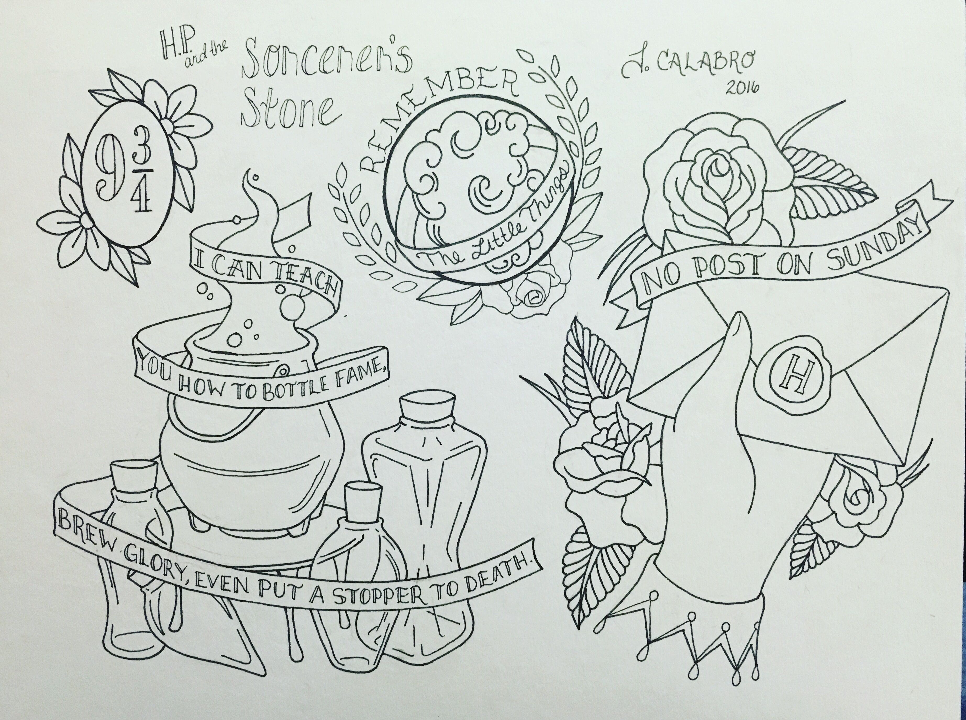 3690x2749 hogwarts drawing easy for free download - Hogwarts Drawing