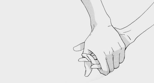 500x271 Friends Holding Hands Drawing - Holding Hands Black And White Drawing