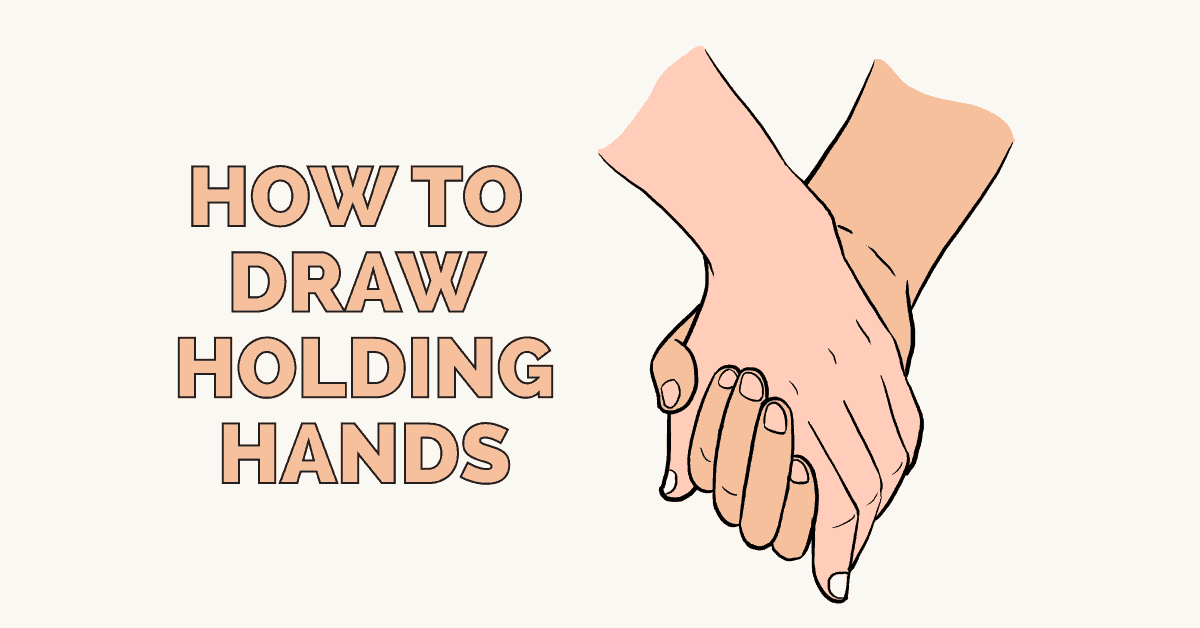 1200x628 How To Draw Holding Hands - Holding Hands Drawing