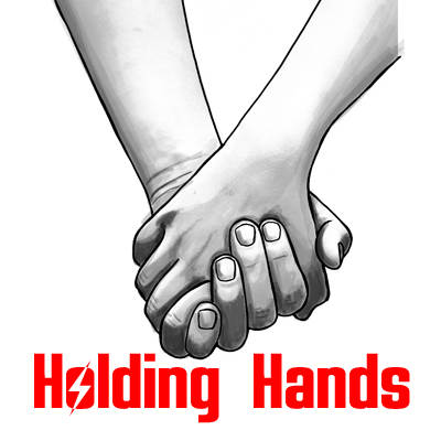 400x400 How To Draw Holding Hands With Easy Step - Holding Hands Drawing