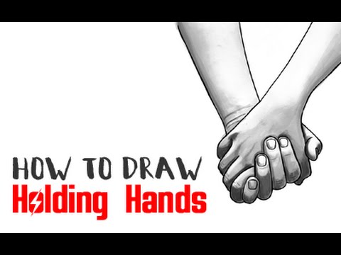 480x360 How To Draw Holding Hands - Holding Hands Drawing Easy