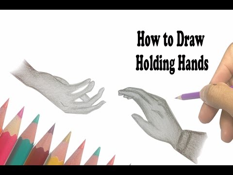480x360 How To Draw Holding Hands - Holding Hands Drawing Easy