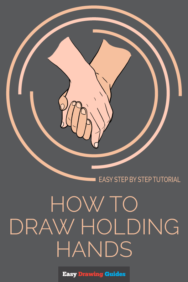 600x900 How To Draw Holding Hands - Holding Hands Drawing Step By Step