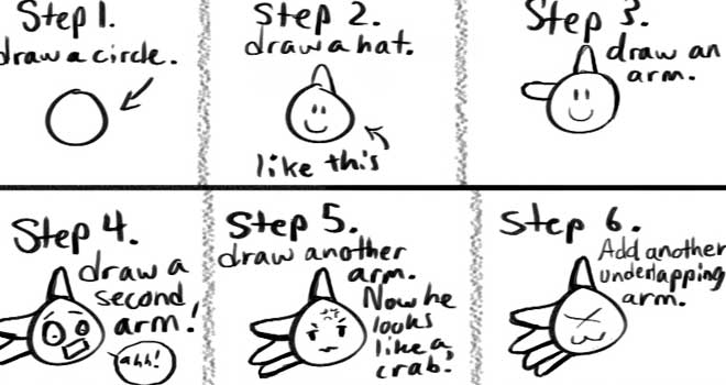 660x350 collection of how to draw hands tutorials ninja crunch - Holding Hands Drawing Step By Step