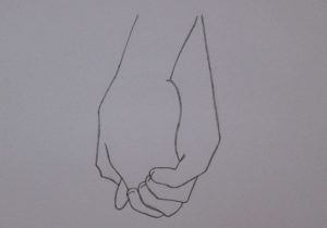 300x210 holding hands sketch tumblr holding handsalfi ramadhani - Holding Hands Tumblr Drawing