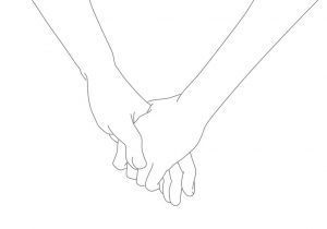 300x210 Tumblr Drawing Hand - Holding Hands Tumblr Drawing