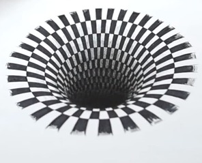 296x239 making of a hole drawing illusion - Hole Drawing