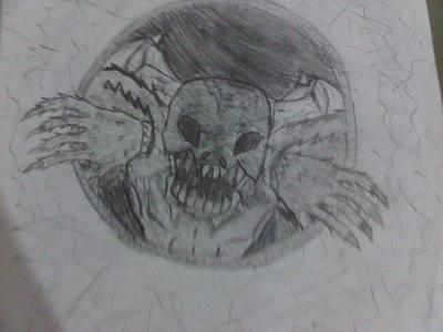 400x300 my monster from the hole drawing - Hole Drawing