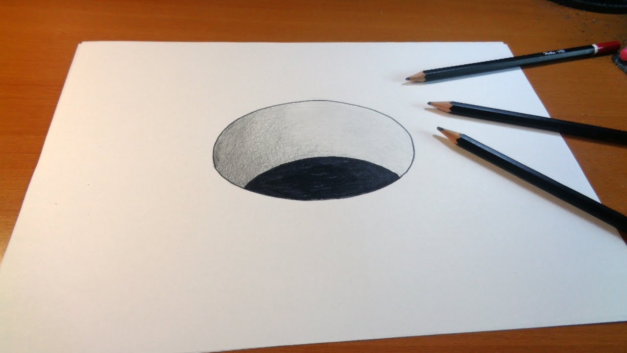 1280x720 drawing hole, how to draw hole for kids - Hole Drawing