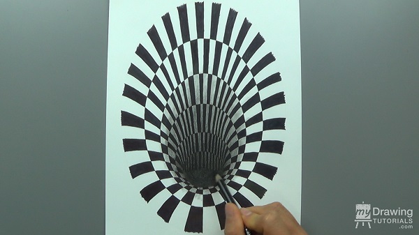 600x337 how to draw a hole optical illusion my drawing tutorials - Hole In Paper Drawing