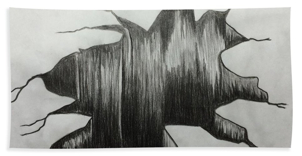 967x500 A Hole In The Ground Beach Towel For Sale - Hole In The Ground Drawing