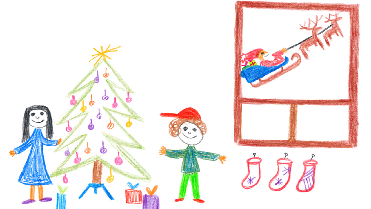 1280x720 kids holiday drawings come to life - Holiday Drawings