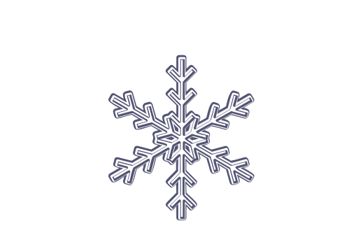 519x346 Snowflake Drawings - Holiday Drawings