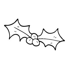 240x240 Holly Photos, Royalty Free Images, Graphics, Vectors Videos - Holly Line Drawing