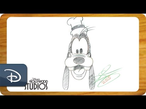480x360 how to draw goofy disney's hollywood studios - Hollywood Drawing