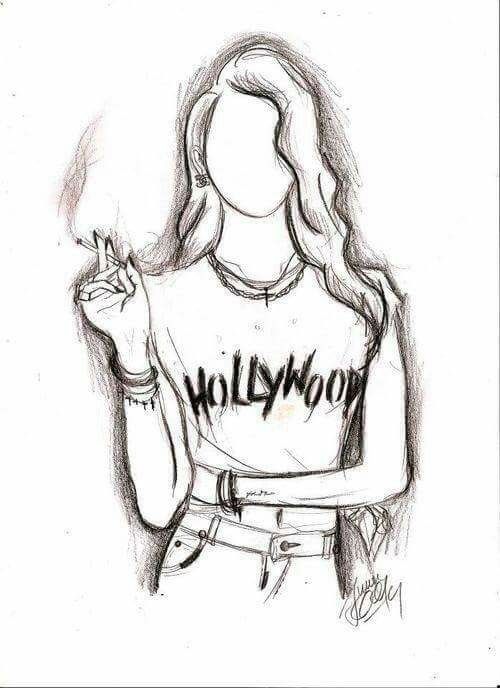 500x688 imagen de hollywood, drawing, and art art inspo art, drawings - Hollywood Drawing