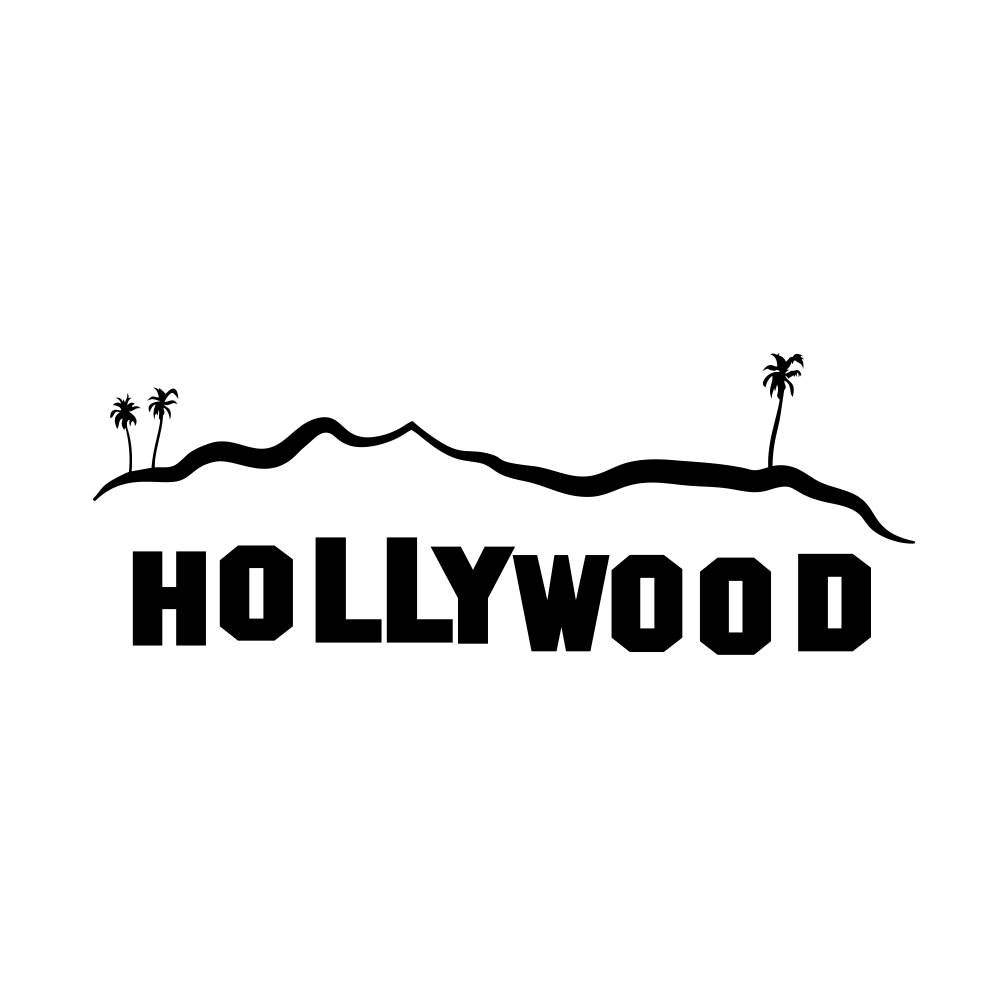 Hollywood Sign Drawing at PaintingValley.com | Explore collection of ...