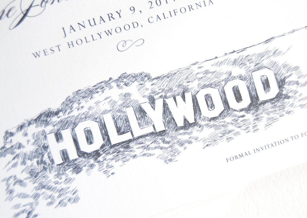 Hollywood Sign Drawing at PaintingValley.com | Explore collection of