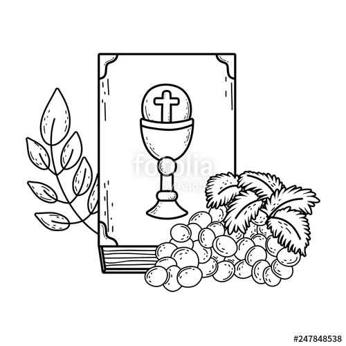 500x500 holy bible book with grapes fruits stock image and royalty free - Holy Bible Drawing