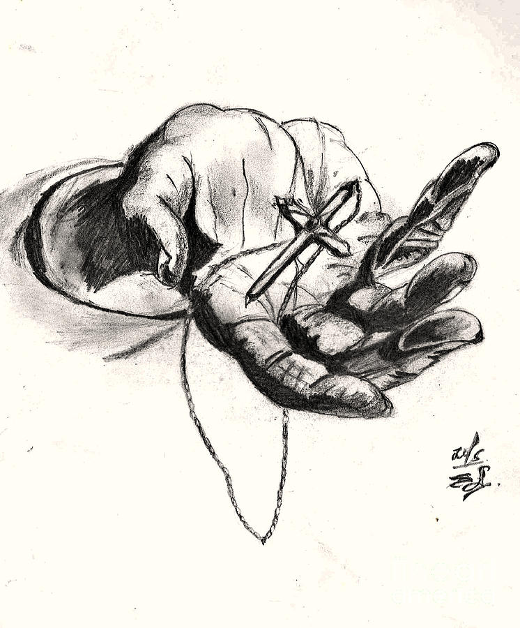 746x900 holy cross drawing - Holy Cross Drawing