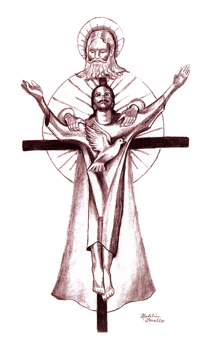 418x700 holy trinity drawing - Holy Drawing