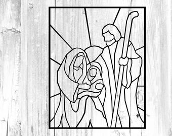 340x270 Holy Family Etsy - Holy Family Drawing