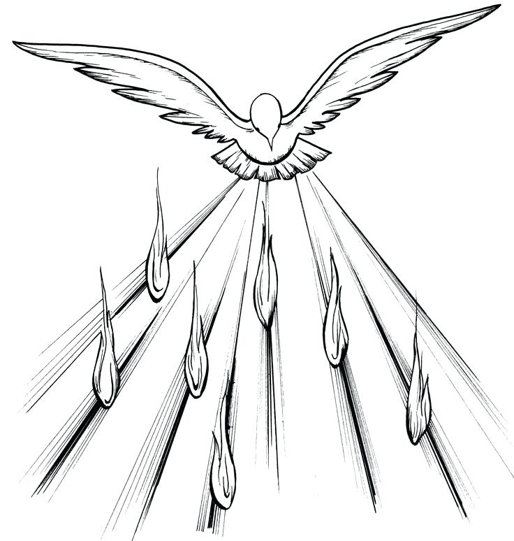 Holy Spirit Dove Drawing at Explore collection of