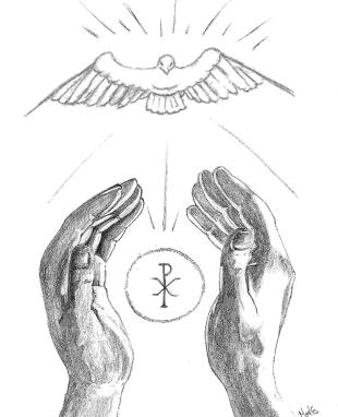 310x382 rural catholic radio - Holy Spirit Drawing