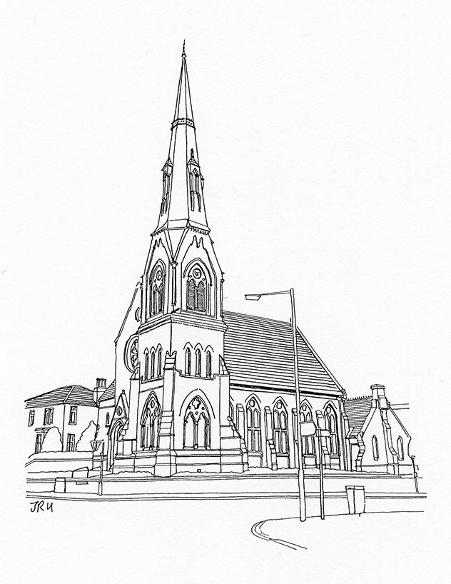 632x818 holy trinity, lockerbie - Holy Trinity Drawing