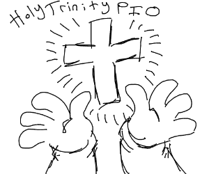 300x250 holy trinity, pio drawing - Holy Trinity Drawing
