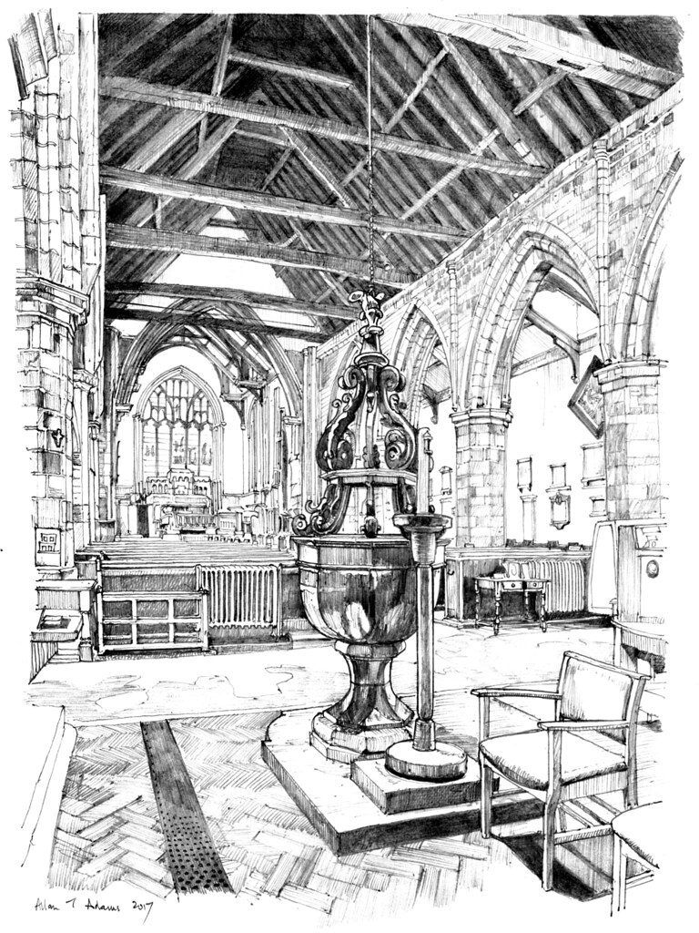 768x1024 church of holy trinity, micklegate, york originally built - Holy Trinity Drawing