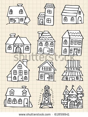 353x470 Cute House Draw - Home Cartoon Drawing