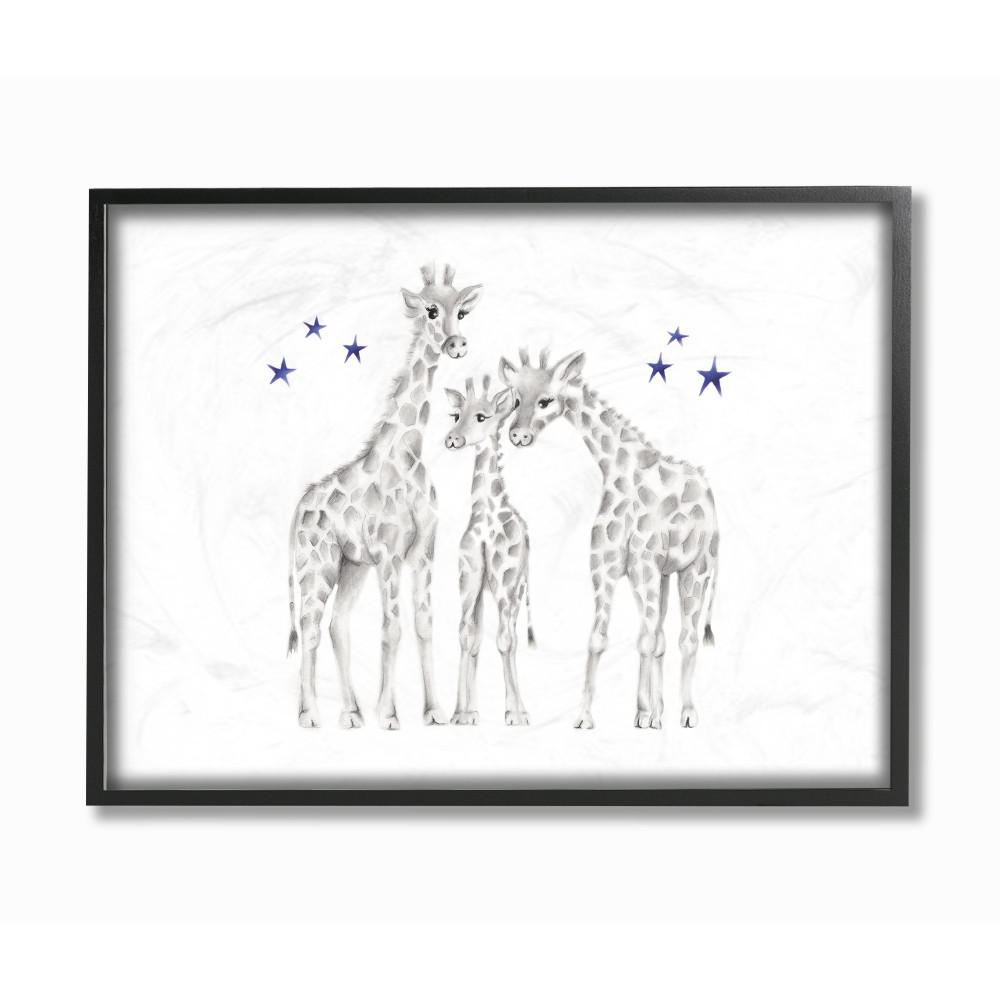 1000x1000 the stupell home decor collection in x in giraffe family - Home Depot Drawing
