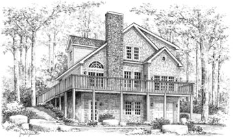 340x204 original house drawings, sketches, and stationery roland - Home Drawing