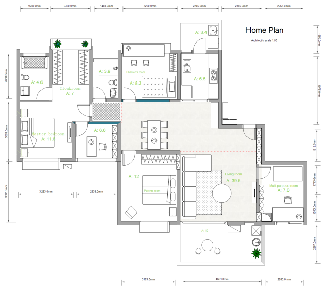 650x577 house plan free house plan templates - Home Plan Drawing