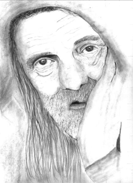 435x600 Homeless Man Drawing - Homeless Drawing