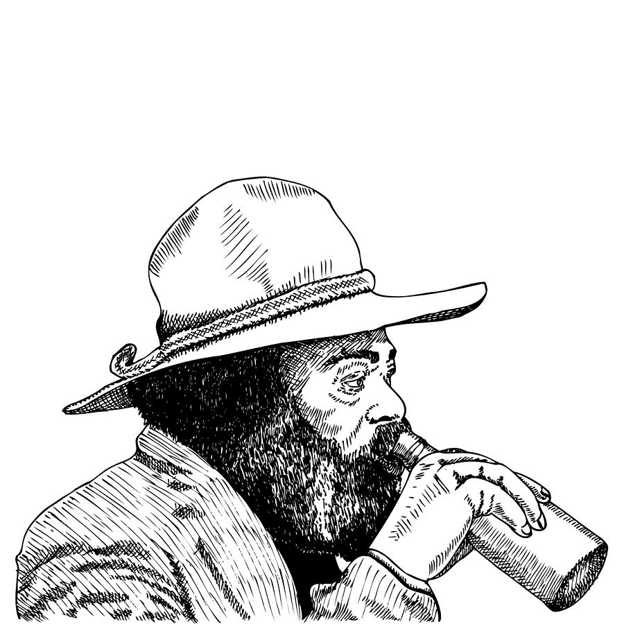 900x900 Homeless Man Drawing - Homeless Drawing