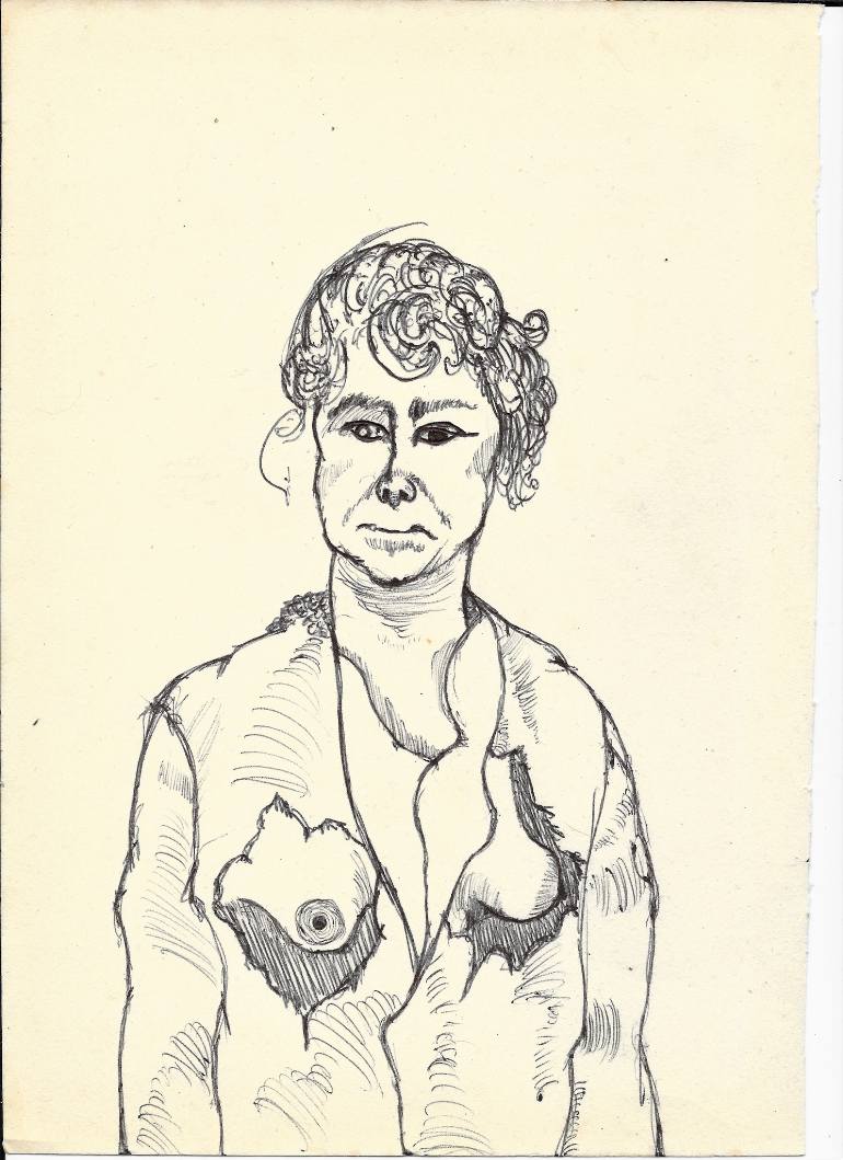 770x1059 Homeless Woman Drawing - Homeless Drawing