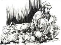 262x192 homeless art homeless art in art, sketches of people - Homeless Person Drawing