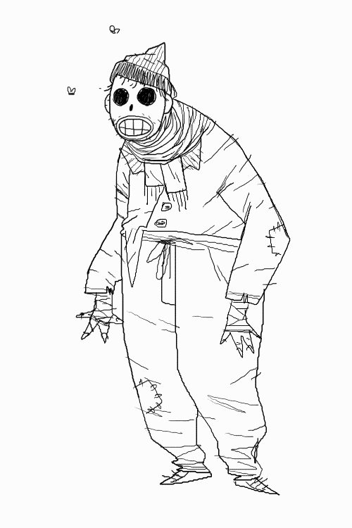 500x750 homeless personthe main character from the animation im cu gif - Homeless Person Drawing