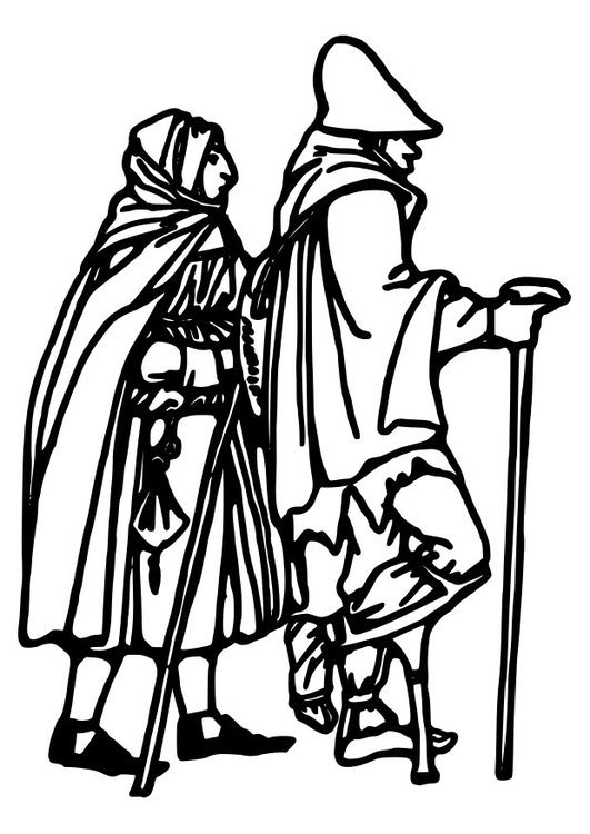 531x750 coloring - Homeless Person Drawing