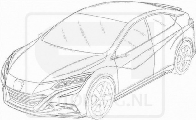 630x385 new honda patent drawings leak - Honda Drawing