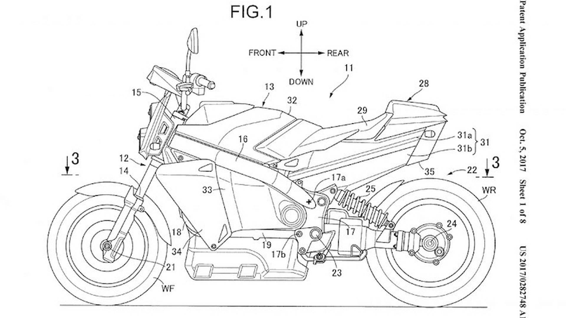 1920x1080 honda patents fuel cell motorcycle - Honda Motorcycle Drawing