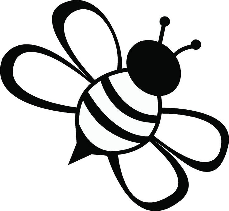 736x679 Bee Line Clip Art, Free Download Clipart - Honey Bee Line Drawing