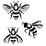 Honey Bee Line Drawing at PaintingValley.com | Explore collection of ...