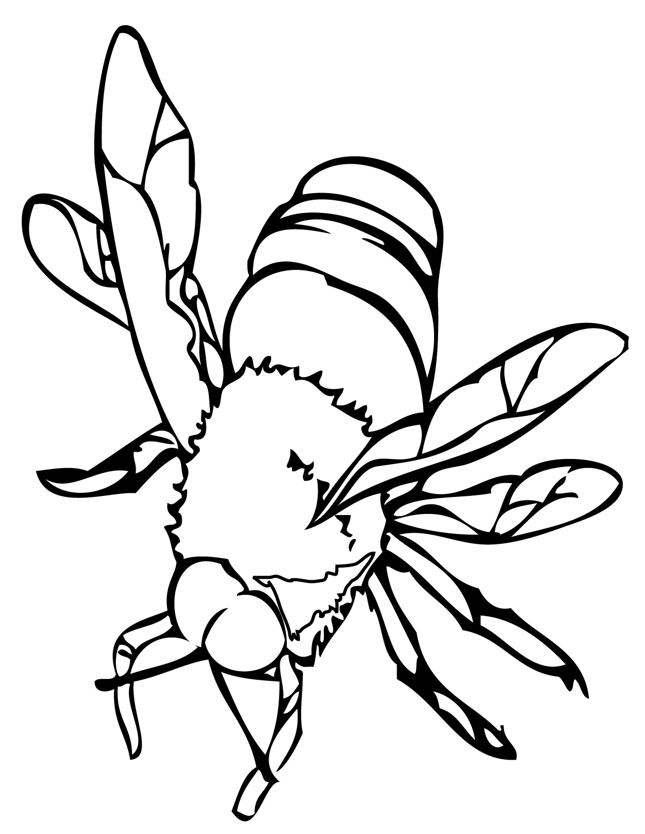 Honey Bee Line Drawing at Explore collection of
